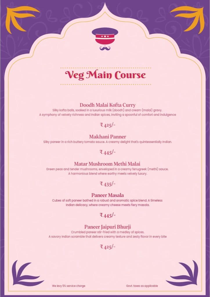 Food Menu 5
